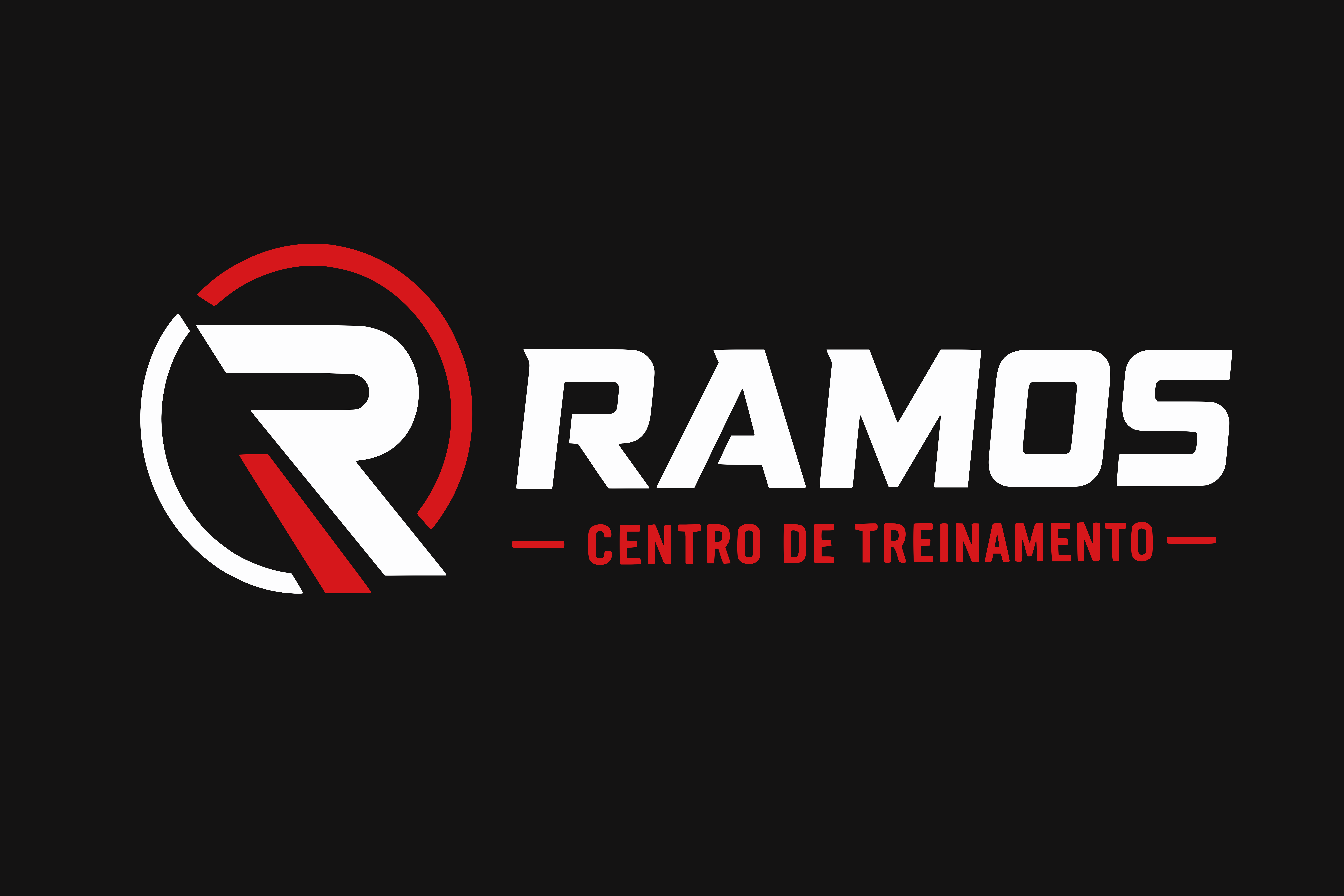 Depois: logomarca RAMOS em vetor 2D